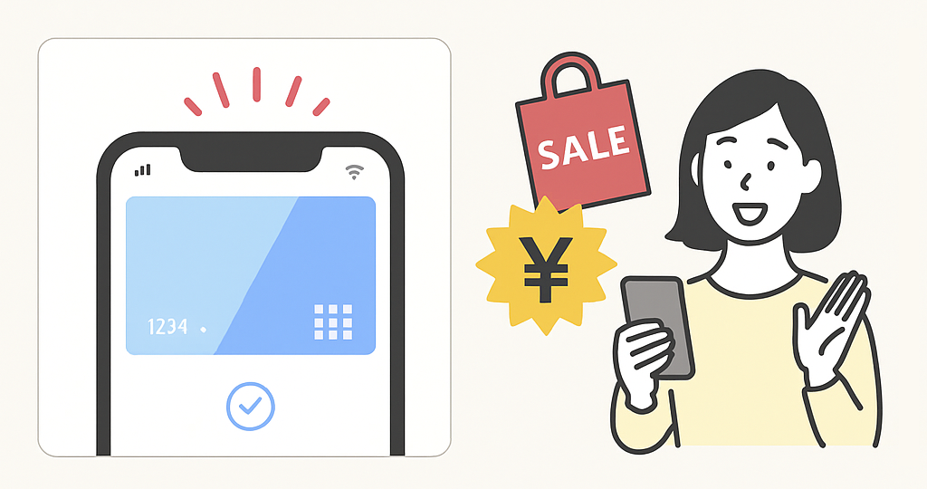 デジタルカードなら5分程度で発行される