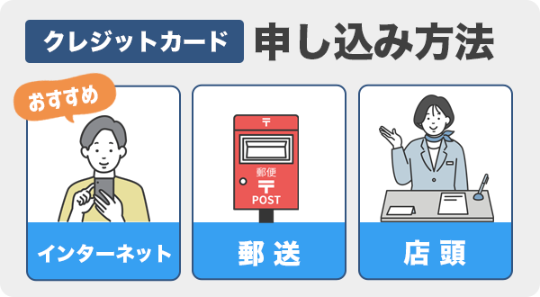 クレジットカードの申し込み方法