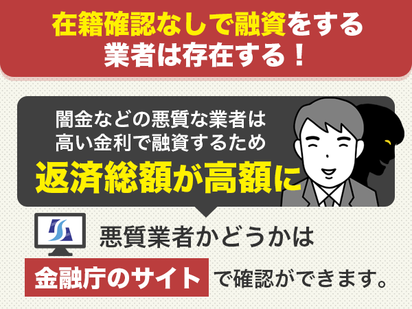 違法な貸金業者の注意喚起